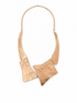 18K gold plated sculptural choker necklace | Costa Dorata statement collar jewelry modern luxury for women