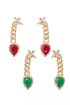 Revelation gold statement earrings with sculptural curved design and polished finish