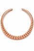 18K gold plated sculptural statement choker necklace | Sovereign Arc collar necklace luxury jewelry for women